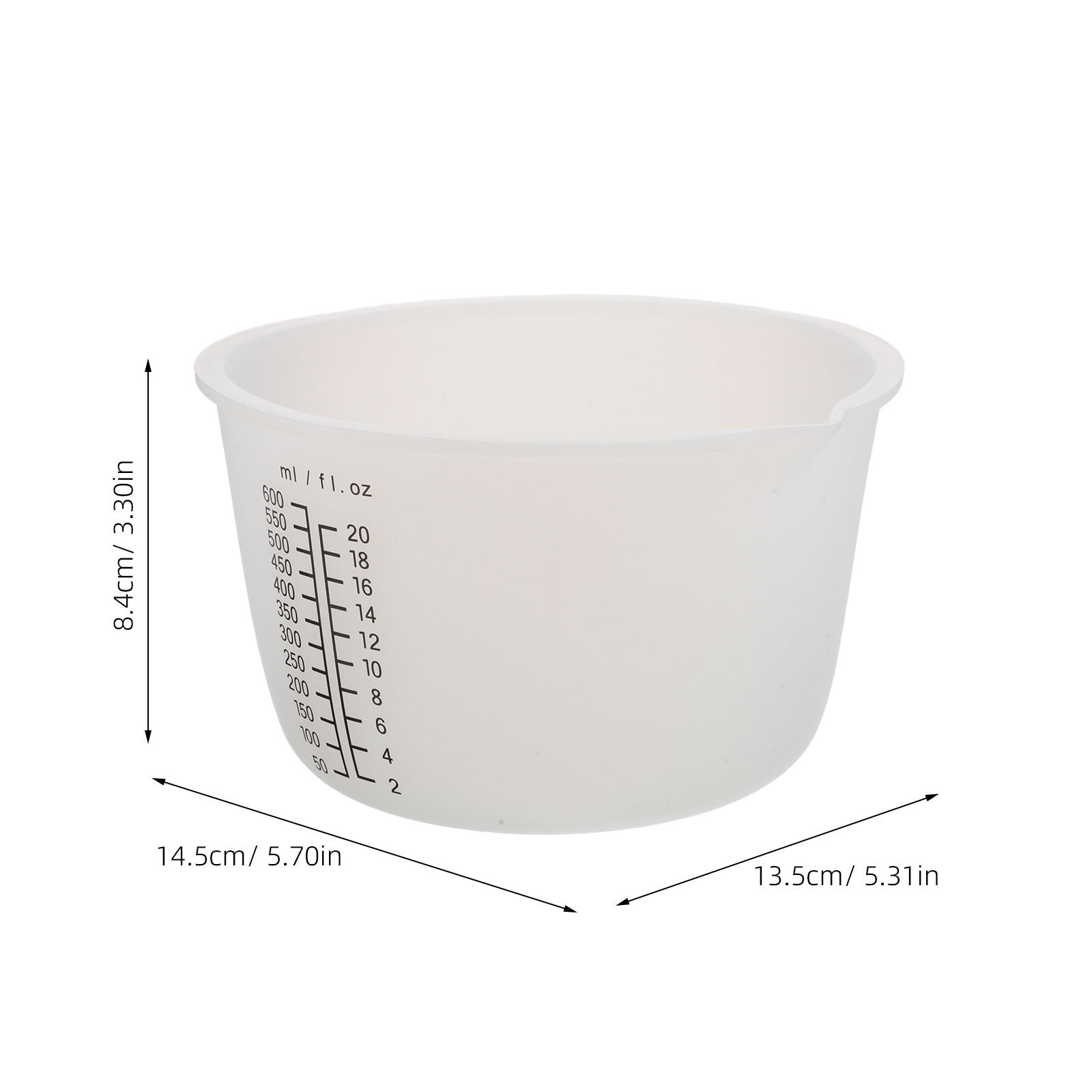 3Pcs Silicone Resin Pouring Cu - Mixing Cup Silicone ulasan dan harga