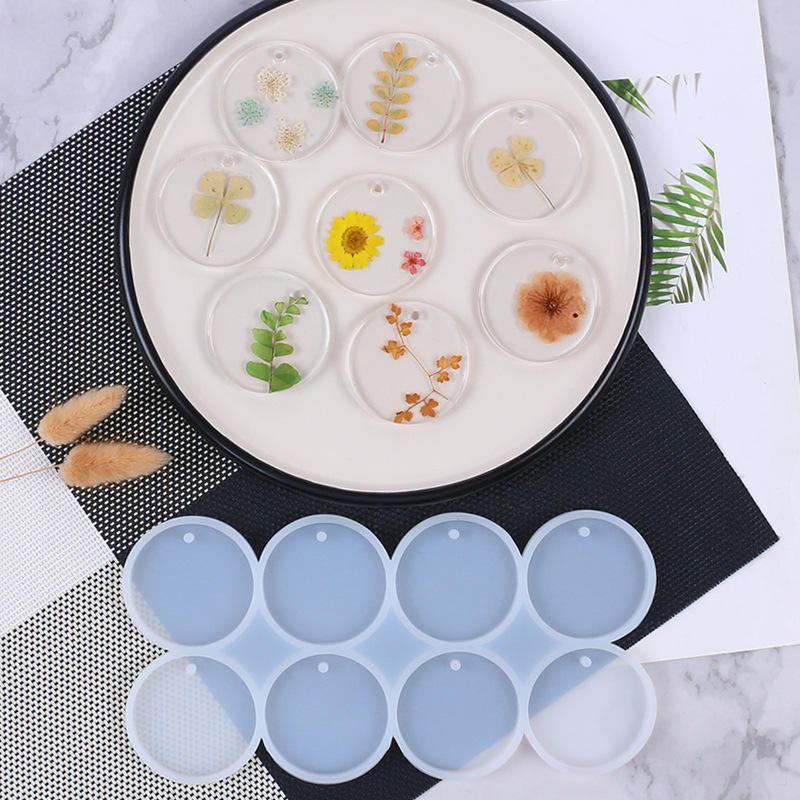 8/12pcs Round Oval Pendants Re - Mixing Cup Silicone ulasan dan harga