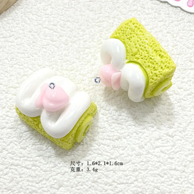 10Pcs Mini Simulated Cute Cake - Resin Craft Supplies ulasan dan harga