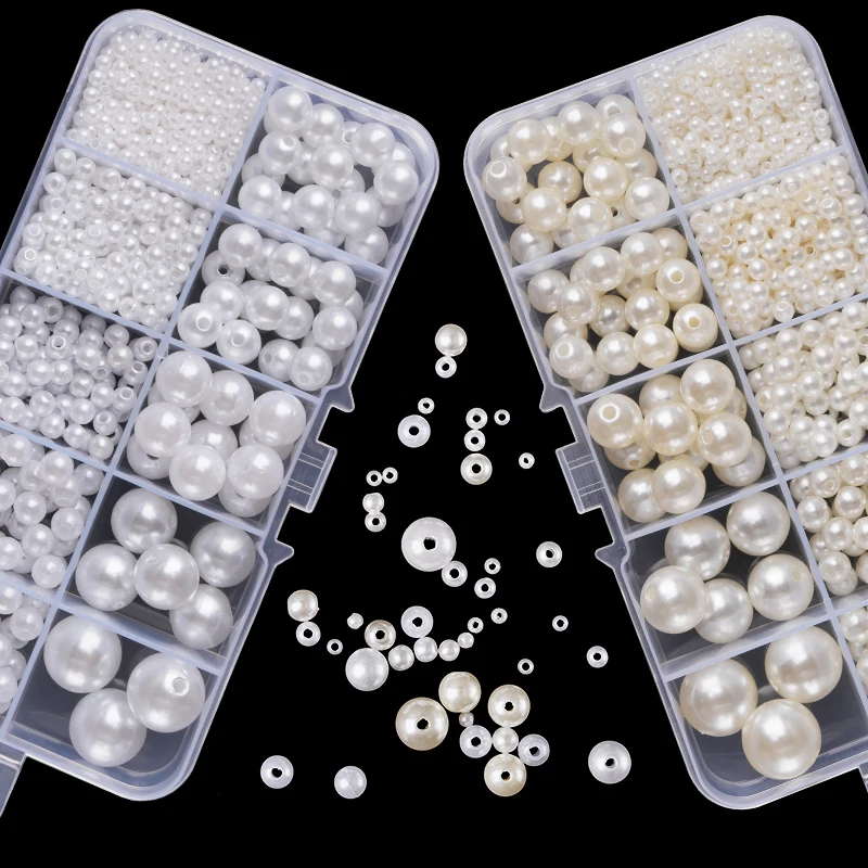 800pcs Artificial Faux Pearl R - Resin Craft Kit ulasan dan harga
