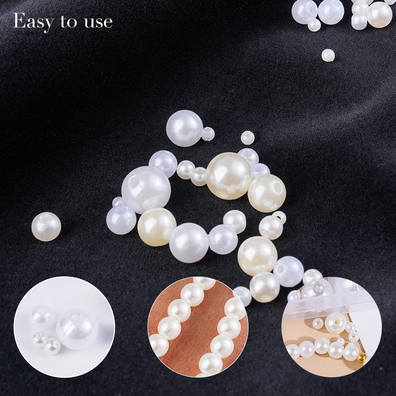 800pcs Artificial Faux Pearl R - Resin Craft Kit ulasan dan harga