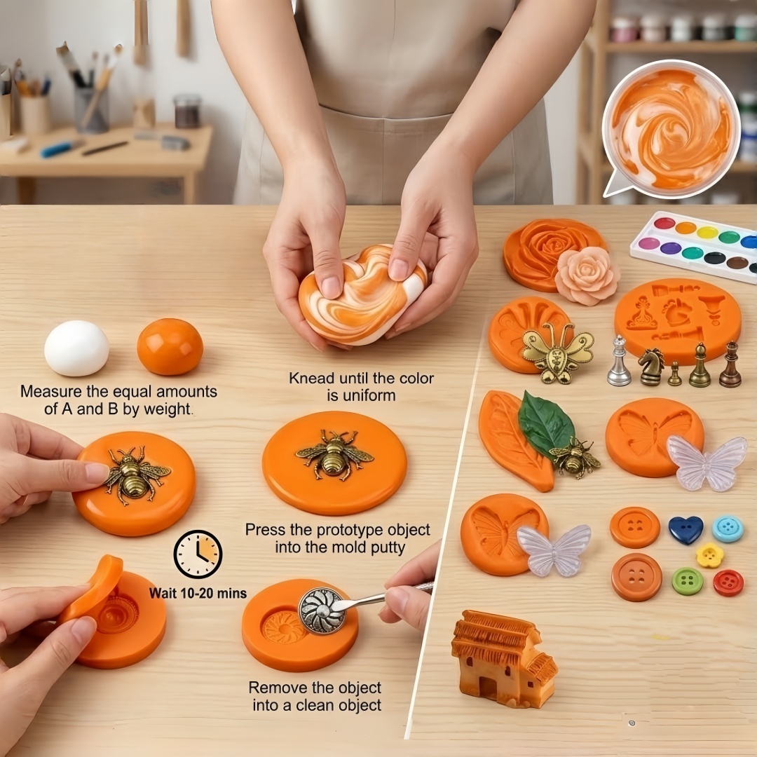 Silicone Putty DIY Crafting Se - Resin Craft Kit ulasan dan harga