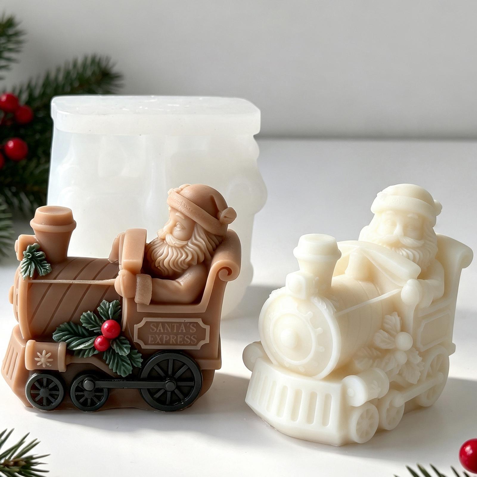 Christmas Candle Mold Train Sh - Resin Craft For Beginners ulasan dan harga