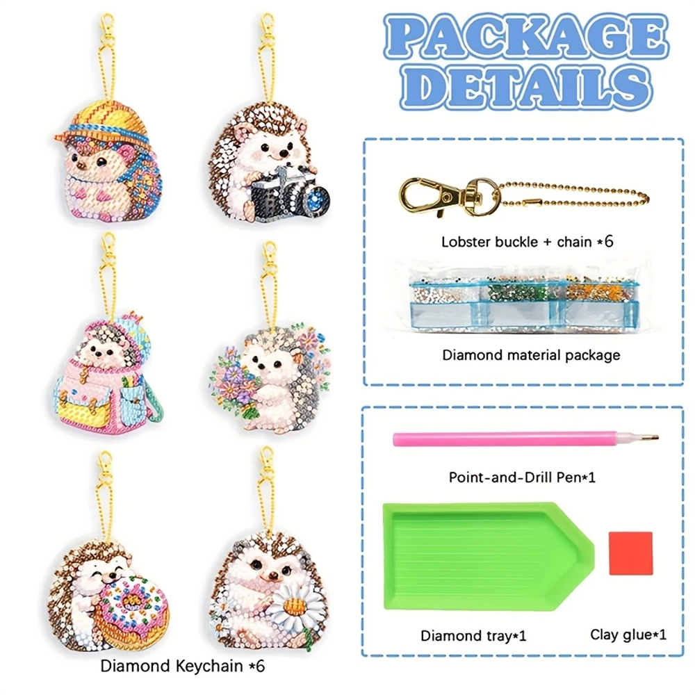 DIY Diamond Painting Keychains - Resin Craft For Beginners ulasan dan harga