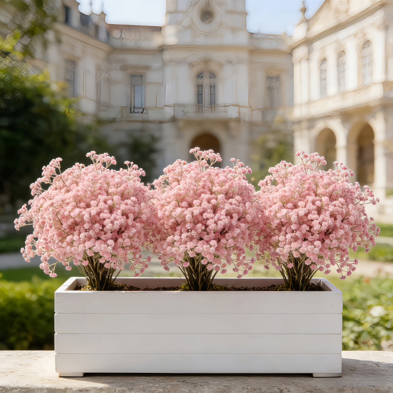 130-Stem Pink Gypsophila Artif - Dried Flower Bulk ulasan dan harga